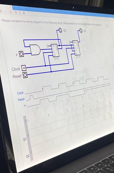 Clock Reset x 01 Q1 | Chegg.com