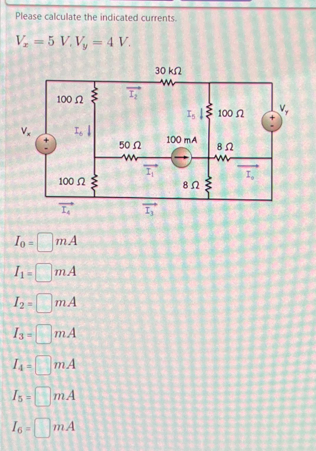 Solved Please calculate the indicated