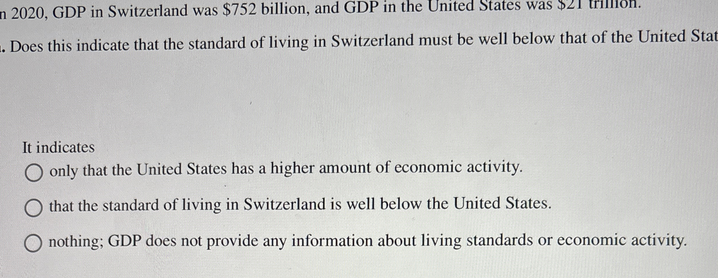 Solved May have been due to an increase in price level means