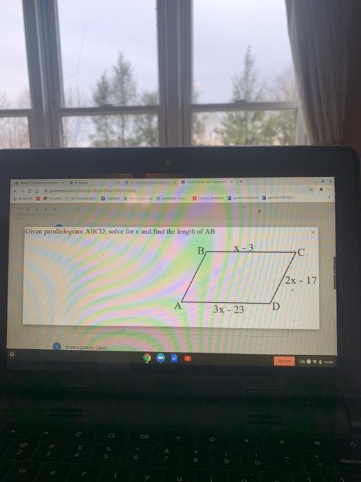 Solved Given Parallelogram Abcd. Solve For X And Find The | Chegg.com