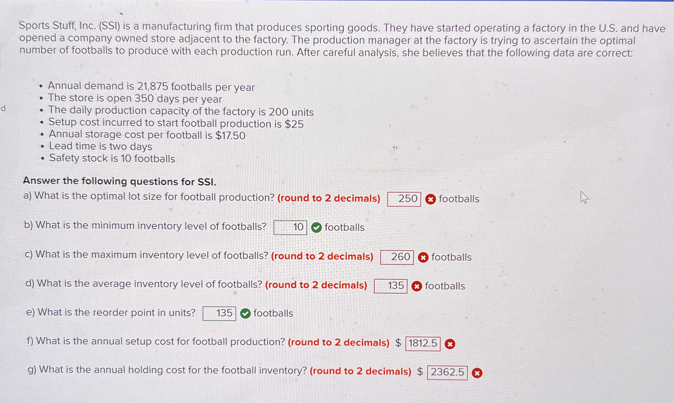 Sports Stuff, Inc. (SSI) ﻿is a manufacturing firm