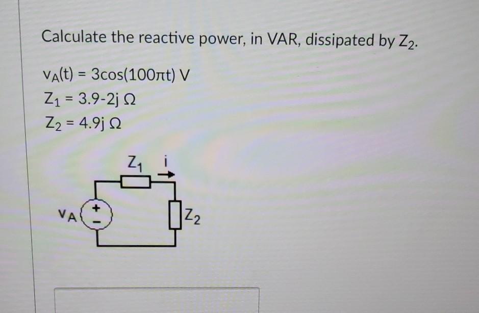 Solved An ideal inductor will always have negative real