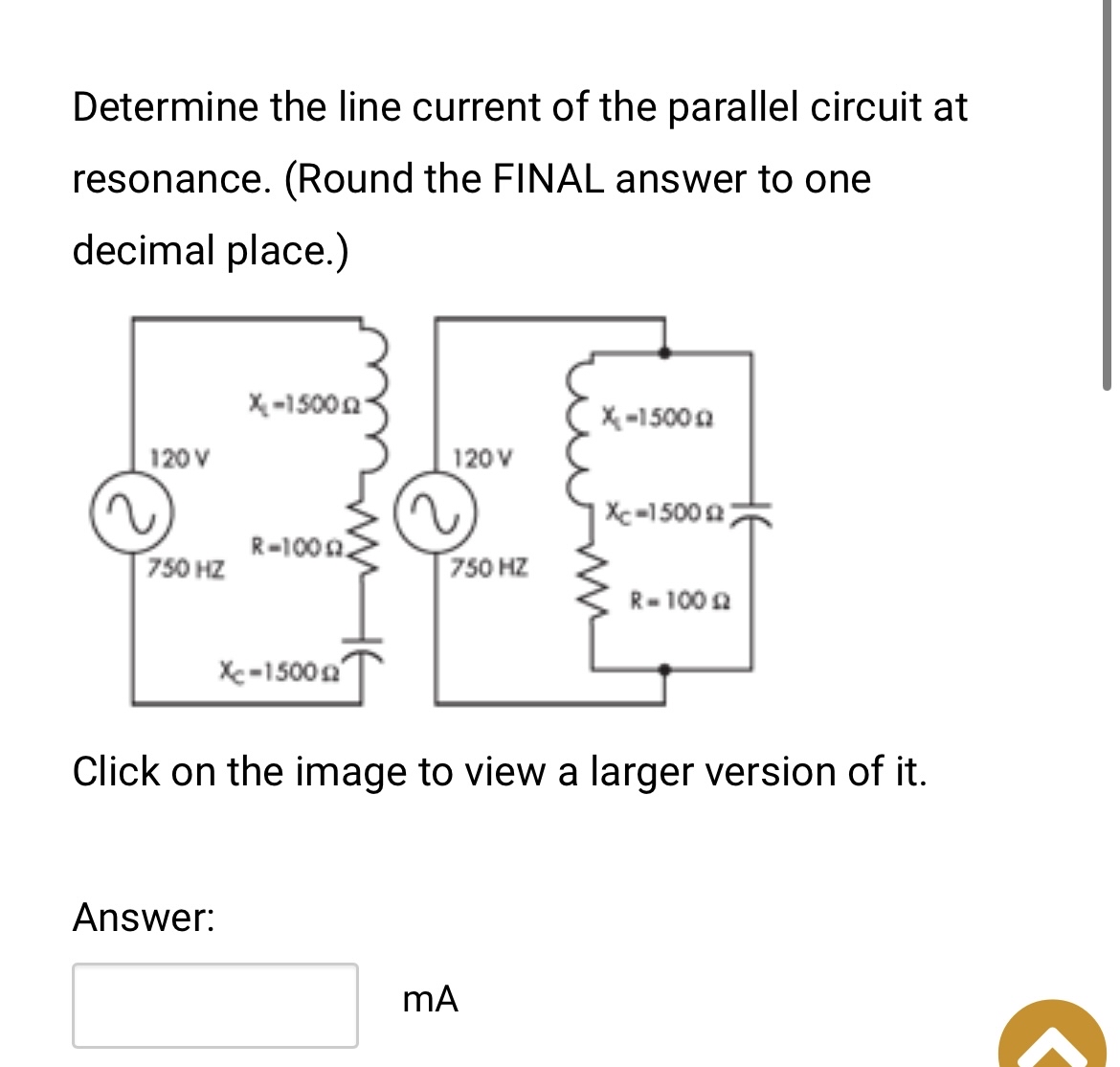 Solved Given the circuit and parameters shown, solve for the