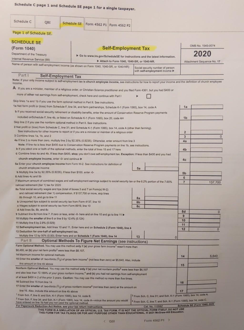 Solved Cassi (SSN 412345670) has a cashbasis home