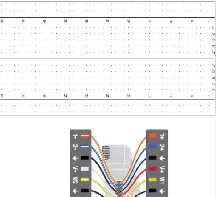 Solved Please use the breadboard diagram, and draw the | Chegg.com