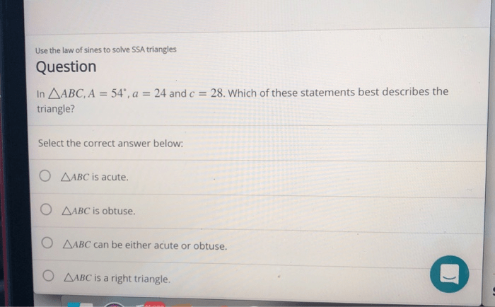 Solved Use The Law Of Sines To Solve SSA Triangles Questi...