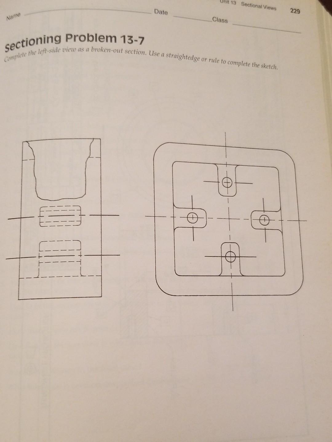 Solved Machine Trades and Print Reading 13-6 Complete left | Chegg.com