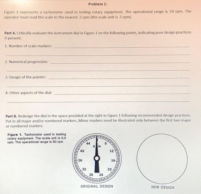 Solved Figure 1 represents a tachometer used in testing