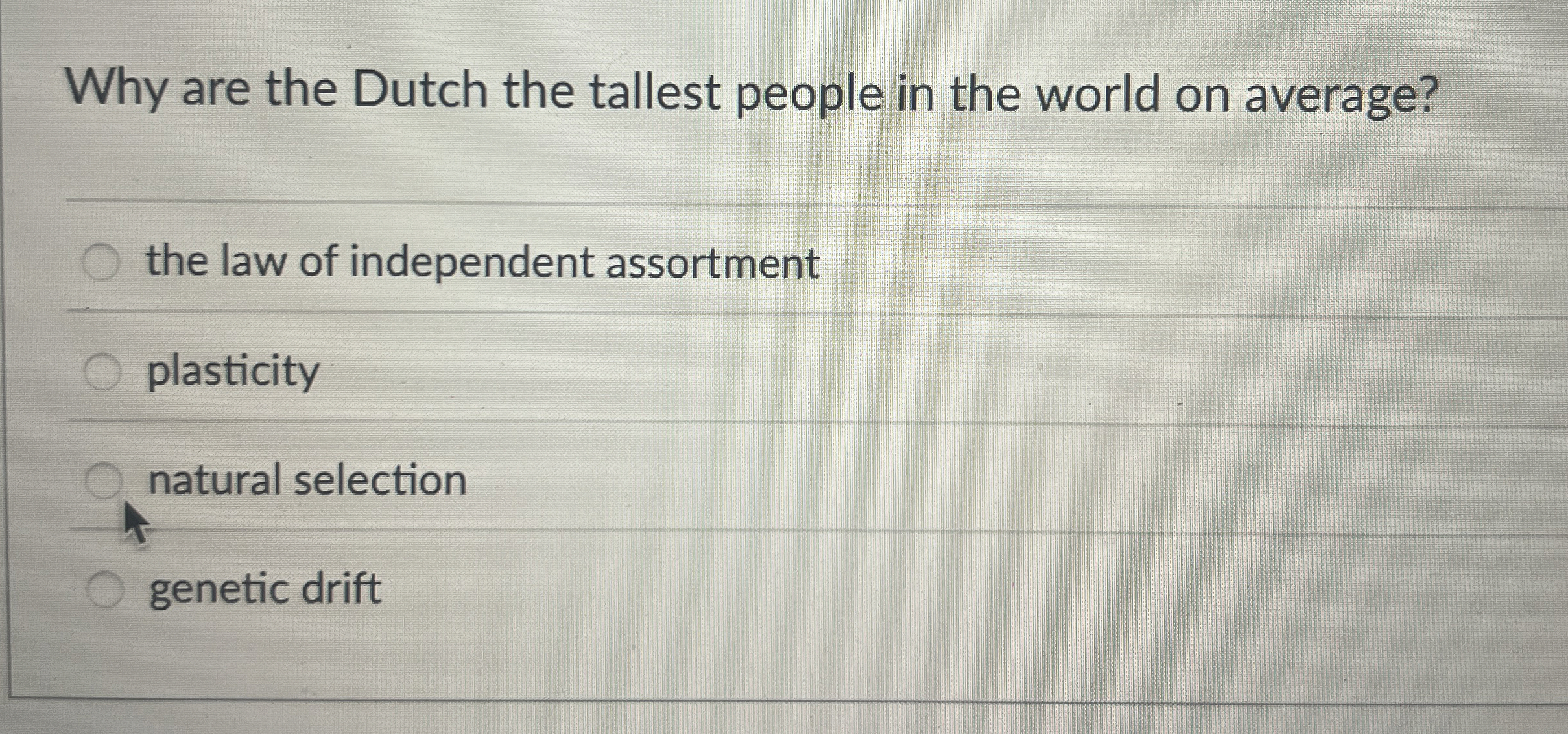 Solved Why are the Dutch the tallest people in the world on