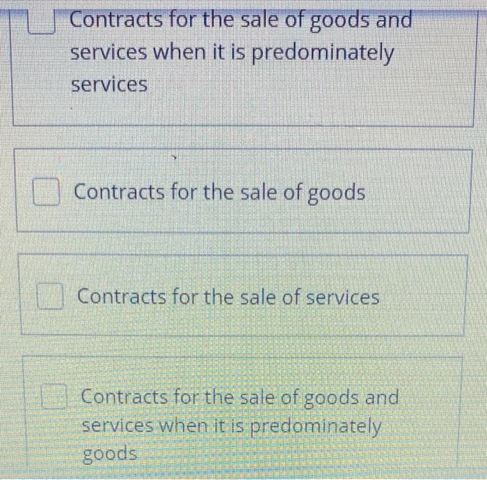 1.what products are included in the UCC definition of