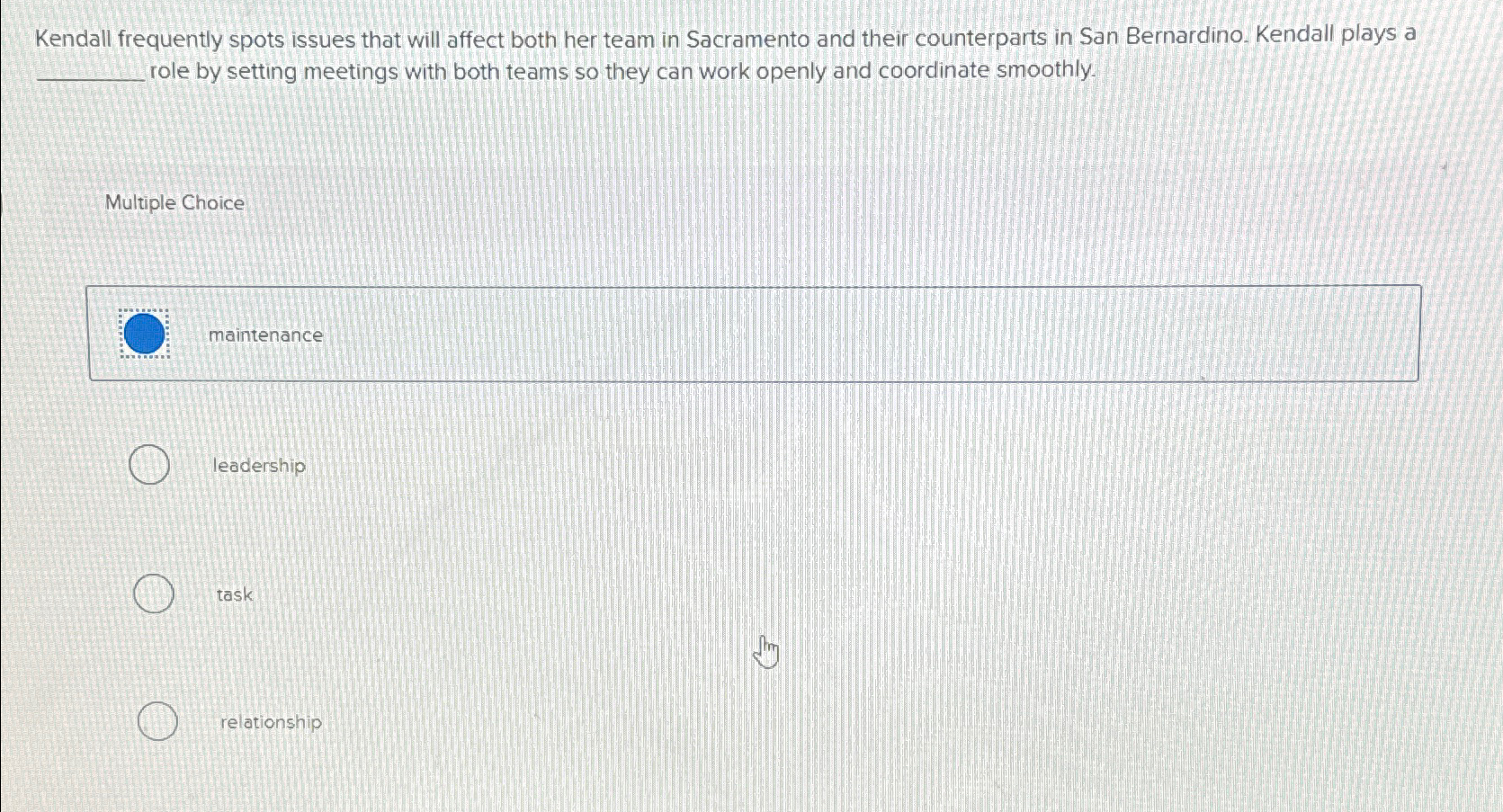 Solved Kendall frequently spots issues that will affect both