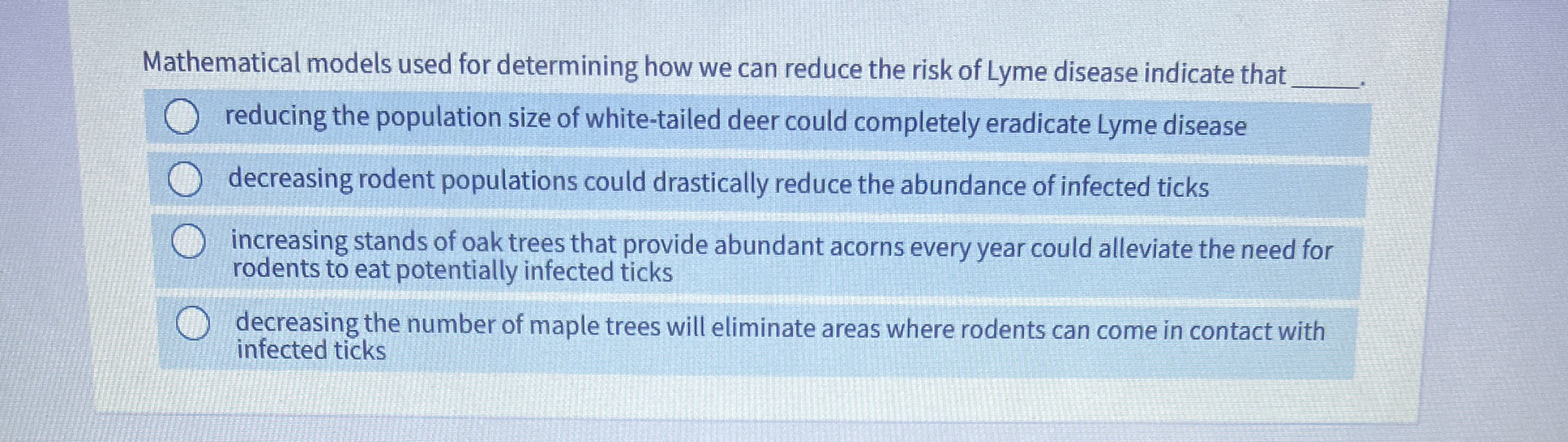 Solved Mathematical models used for determining how we can