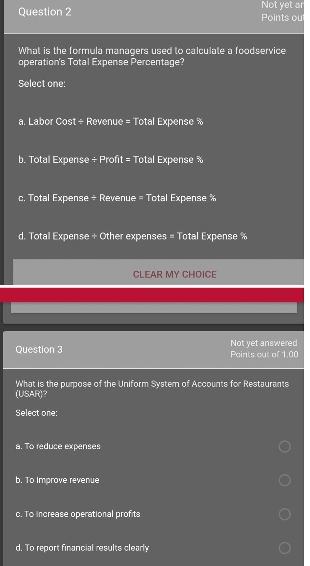 Solved Other Math: Culinary Arts Education Math Questions: | Chegg.com