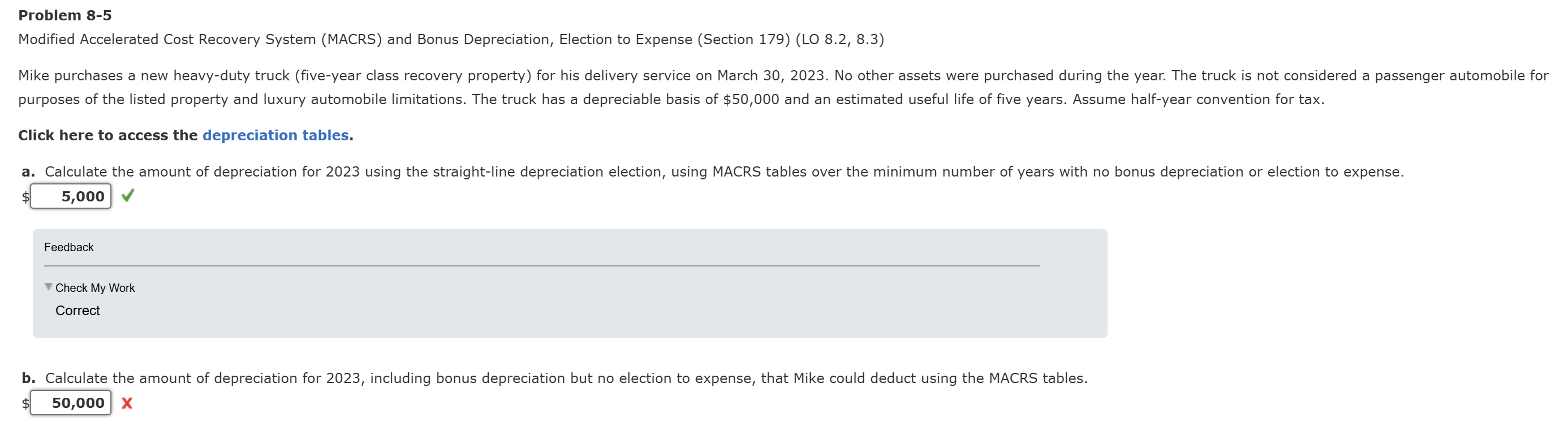 Solved Problem 85Modified Accelerated Cost Recovery System
