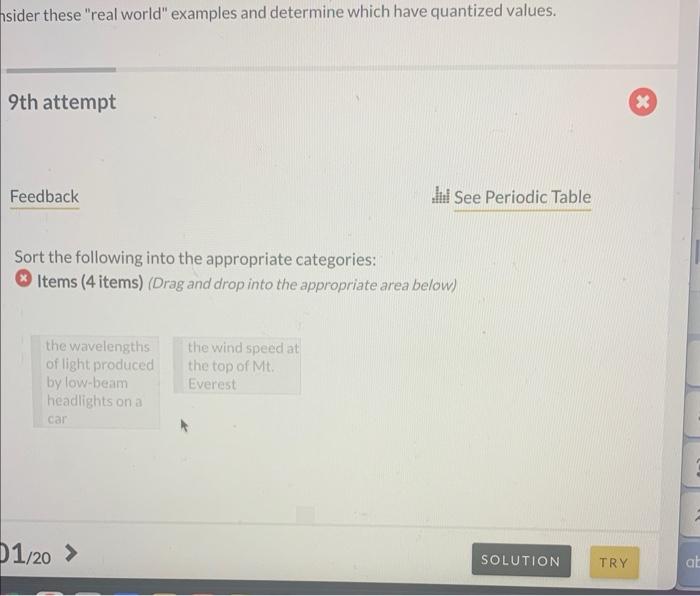 Solved sider these "real world" examples and determine which