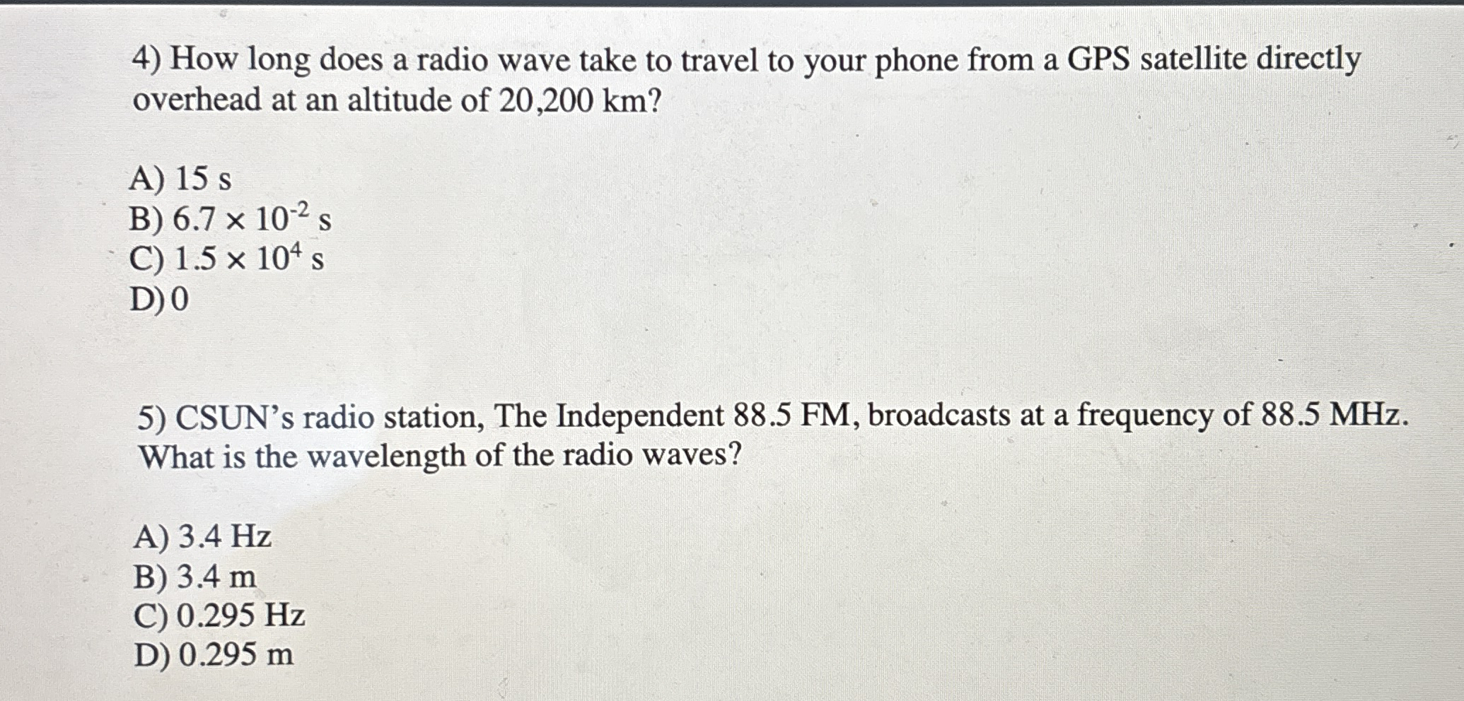 How long does a radio wave take to travel to your