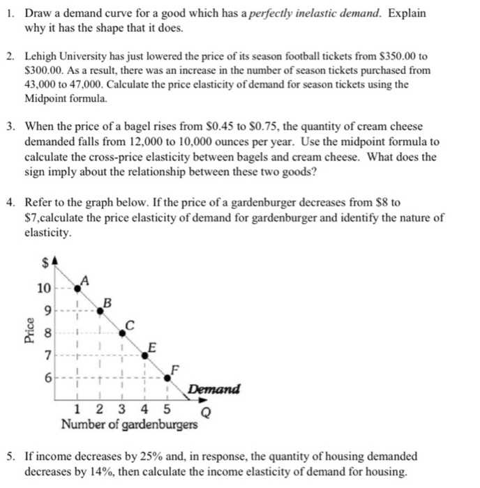 Cross Price Elasticity Of Demand Midpoint Formula slidedocnow