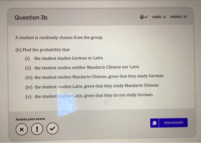 The Venn diagram displays information about the | Chegg.com