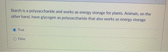 Solved Which Of The Following Statements About Carbohydrates | Chegg.com