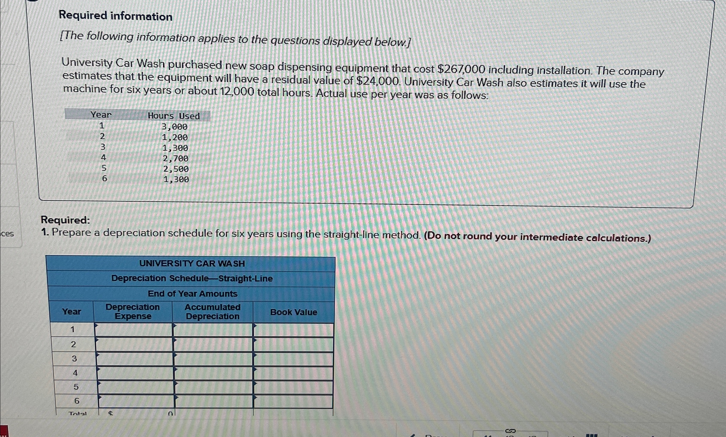 Required information[The following information