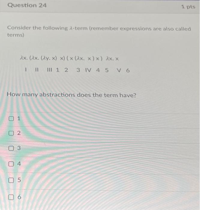 Solved Consider the following λterm (remember expressions