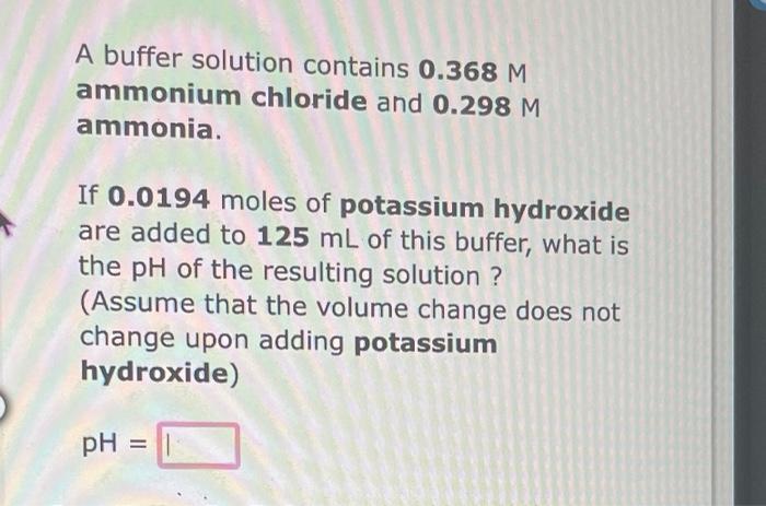 Solved A buffer solution contains 0.205MNaHSO3 and | Chegg.com