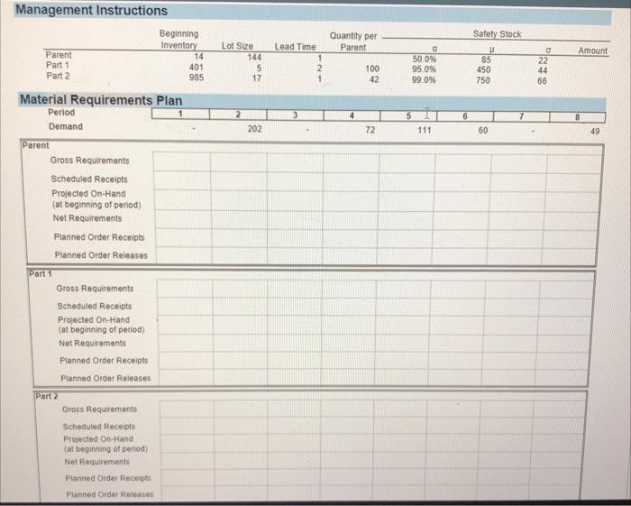 Solved Management InstructionsDownload E4 (Excel download) ↓