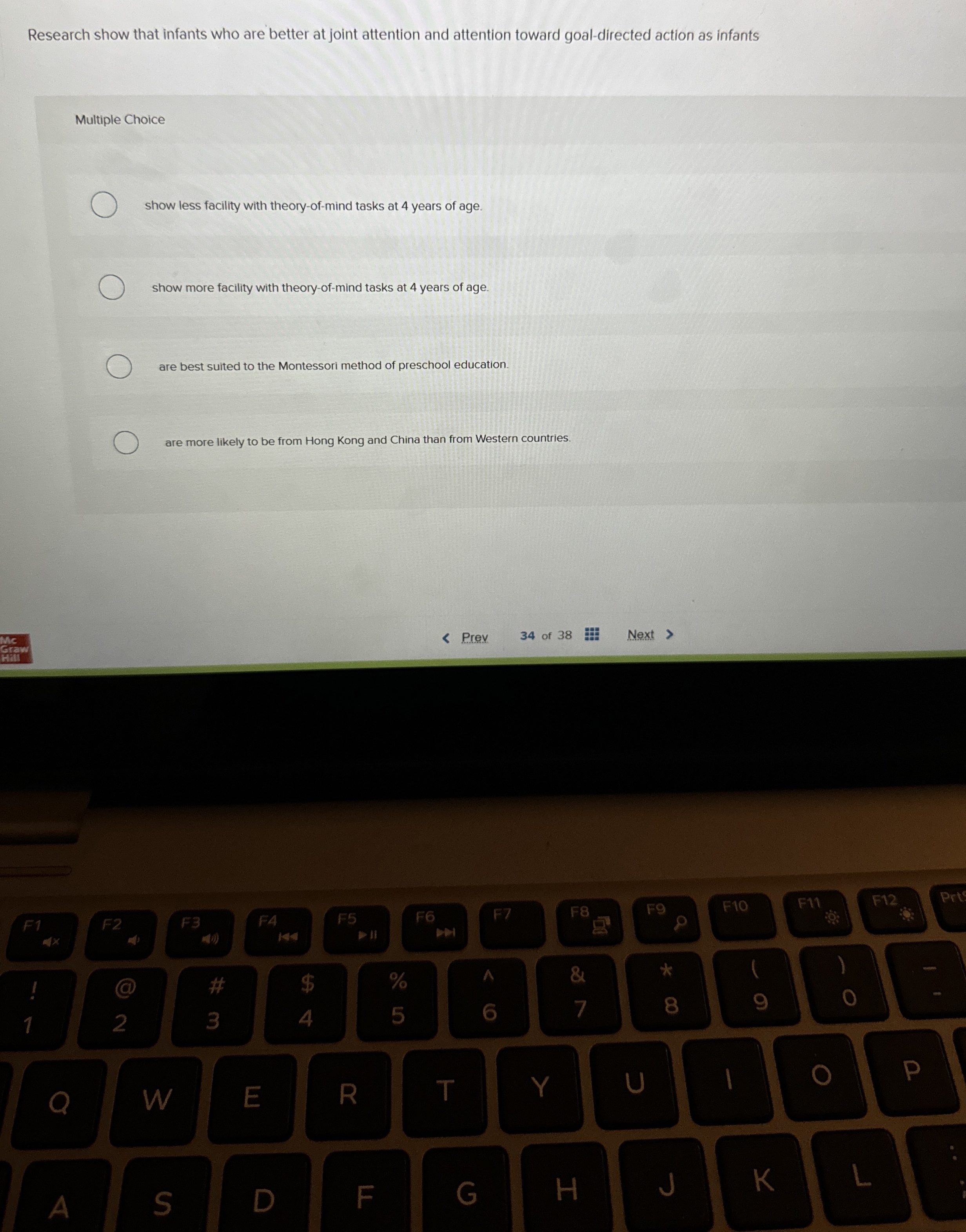 Solved Research show that infants who are better at joint