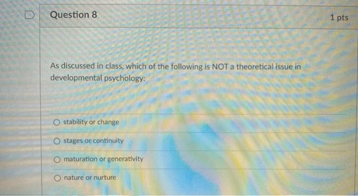 Solved As Discussed In Class, The New York Longitudinal | Chegg.com