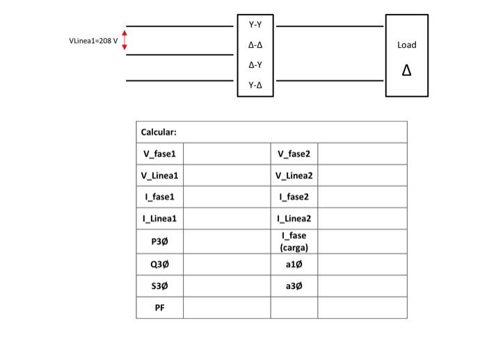 Solved if the three-phase transformer is connected to a | Chegg.com