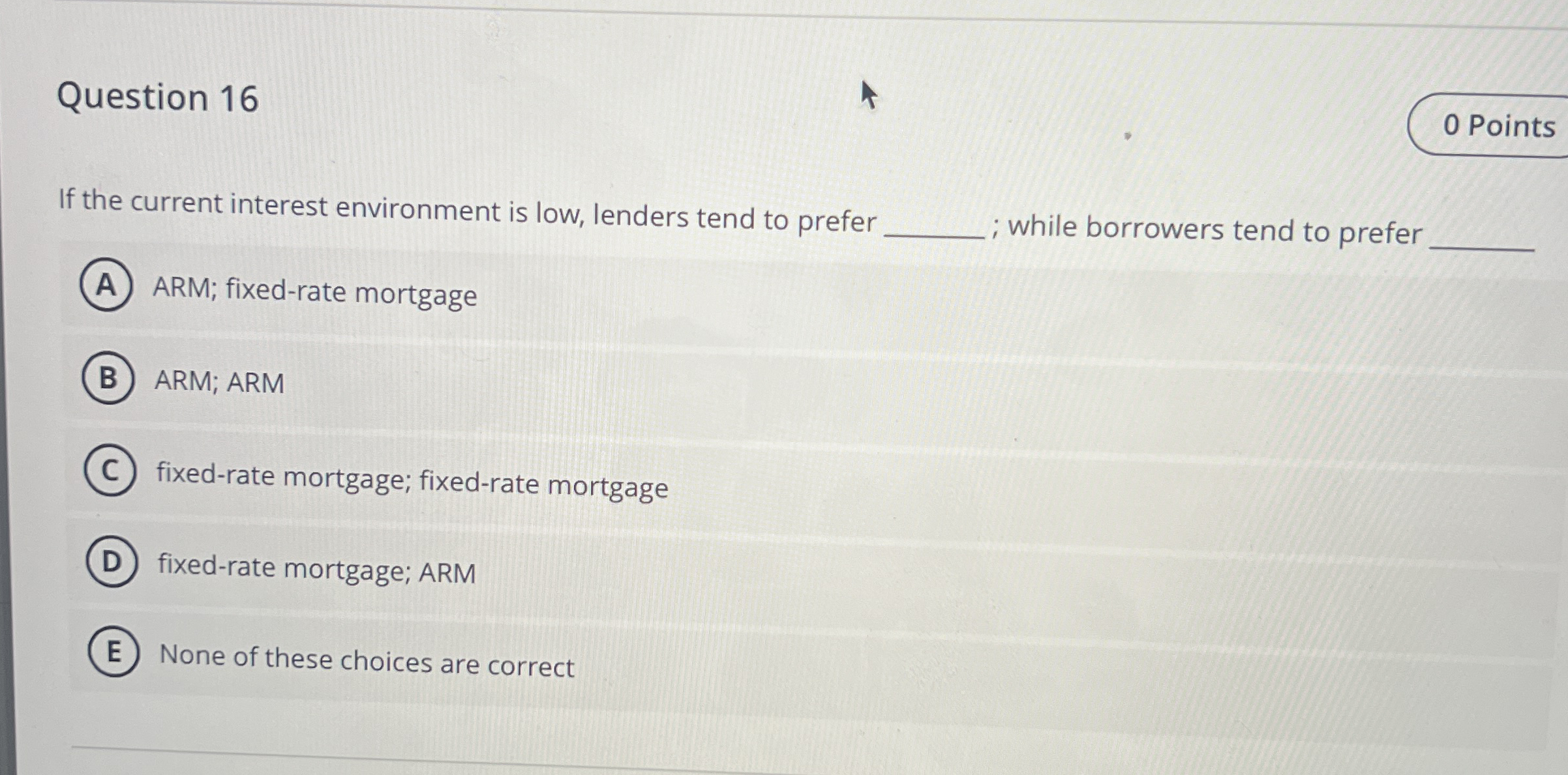 Solved Question 160 ﻿PointsIf the current interest