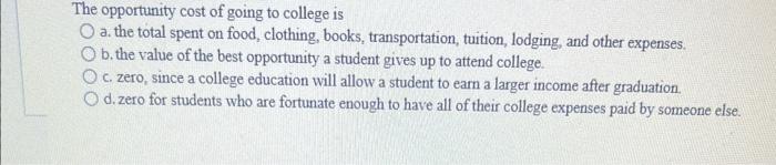 Solved In the markets for goods and services in the | Chegg.com