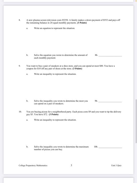 A new plasmascreen television costs 250. A family