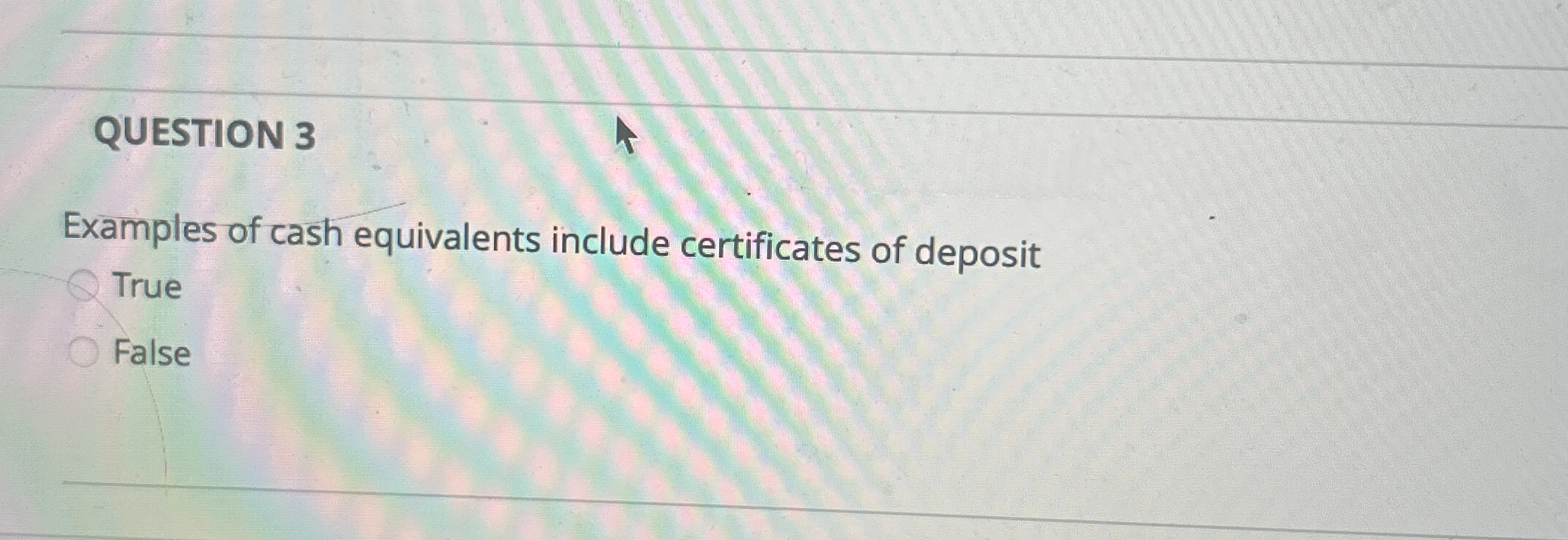 Solved QUESTION 3Examples of cash equivalents include