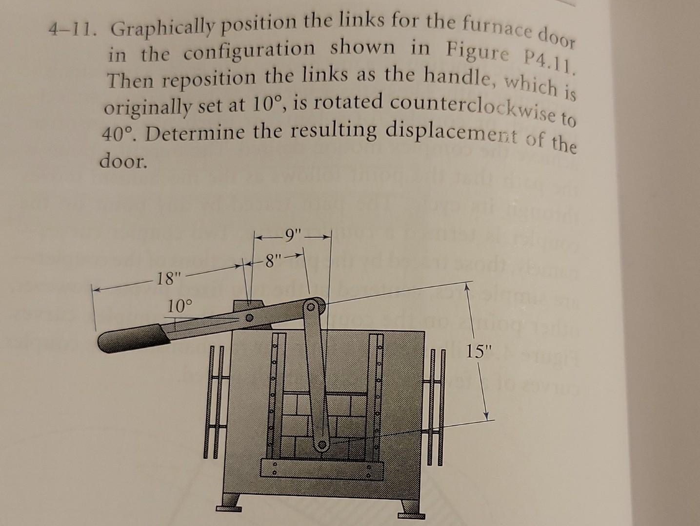 411. Graphically position the links for the furnace