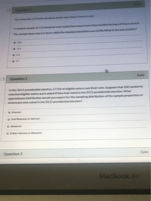 Florida Air Test Sample Questions