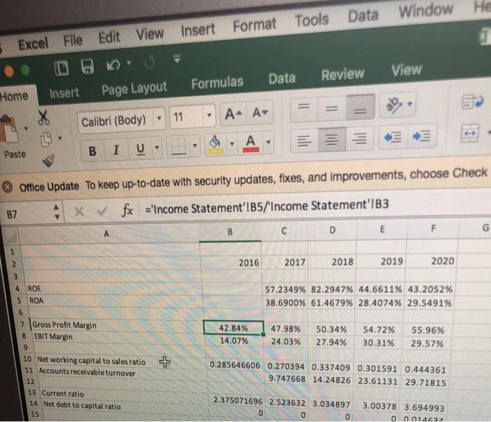 Solved analysis the net working capital to sales ratio and
