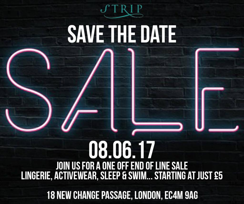 Strip Wax Bar Sample Sale, London, June 2017