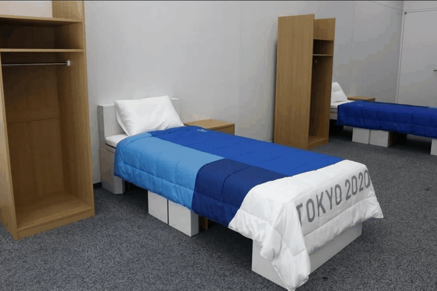 Irish gymnast tests Olympic village ‘antisex’ cardboard beds