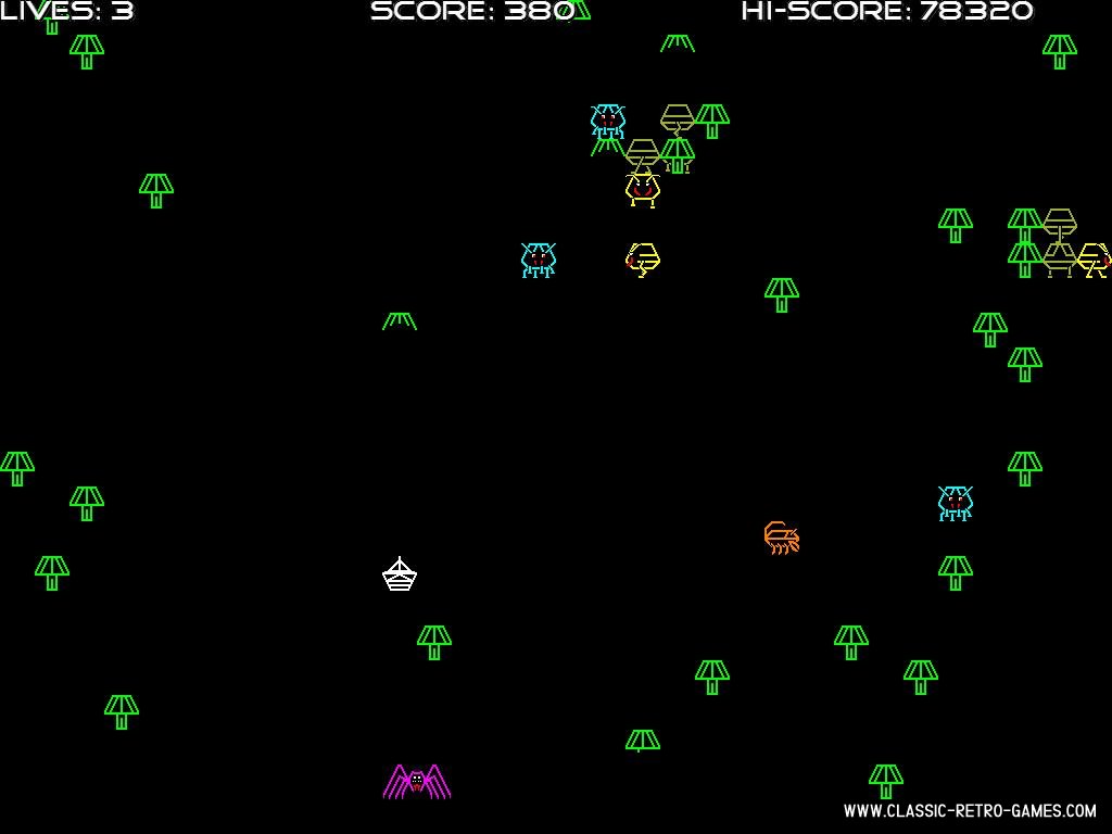 Download Centipede & Play Free | Classic Retro Games