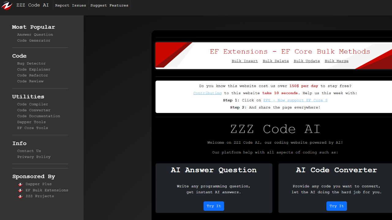 ZZZ Code AI Best AI Coding Generator Cloudbooklet
