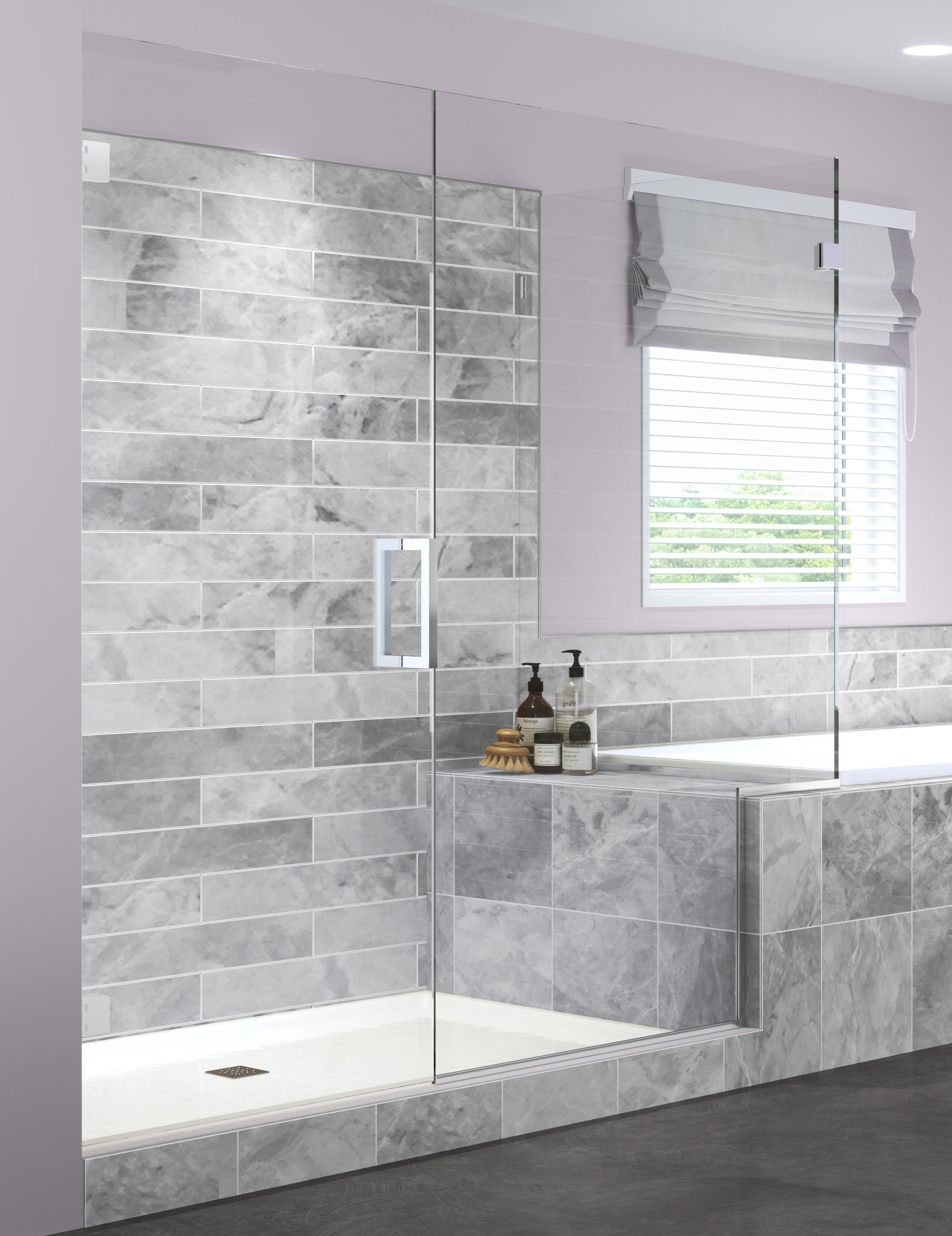 Roda Series Full Bathroom Twin City Glass