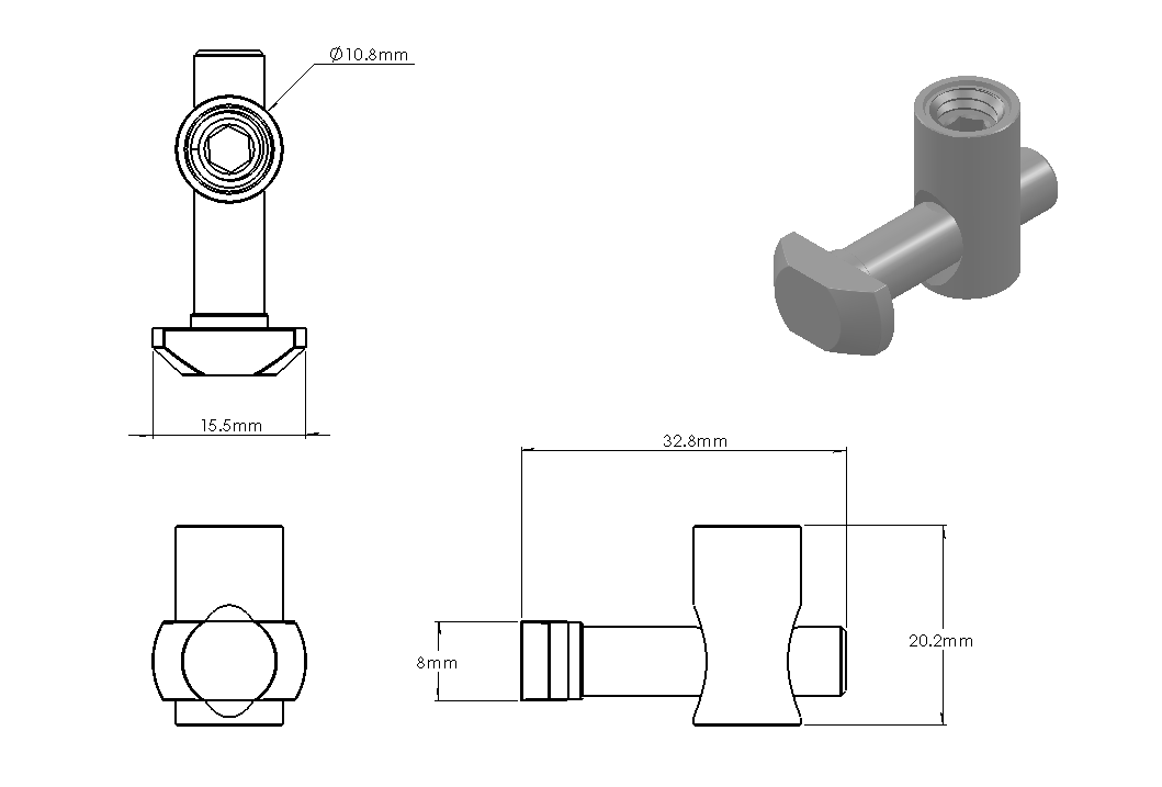 Quick Connector - QC08H | Framing Technology