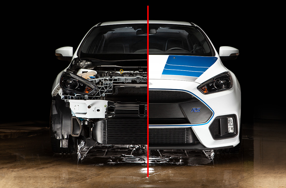 COBB Tuning Ford Front Mount Intercooler Kit Black Focus RS 20162018