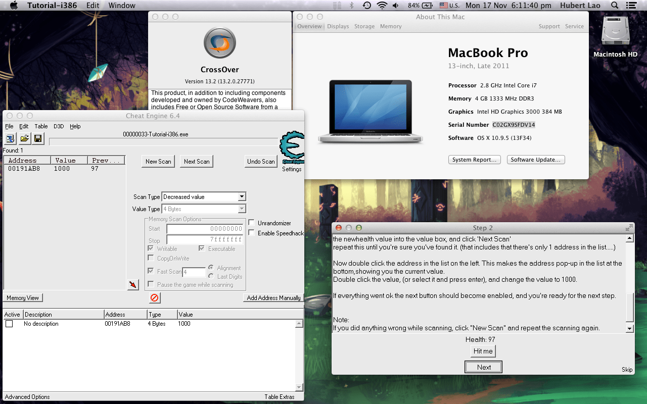Will Cheat Engine run on Mac or Linux? | CodeWeavers