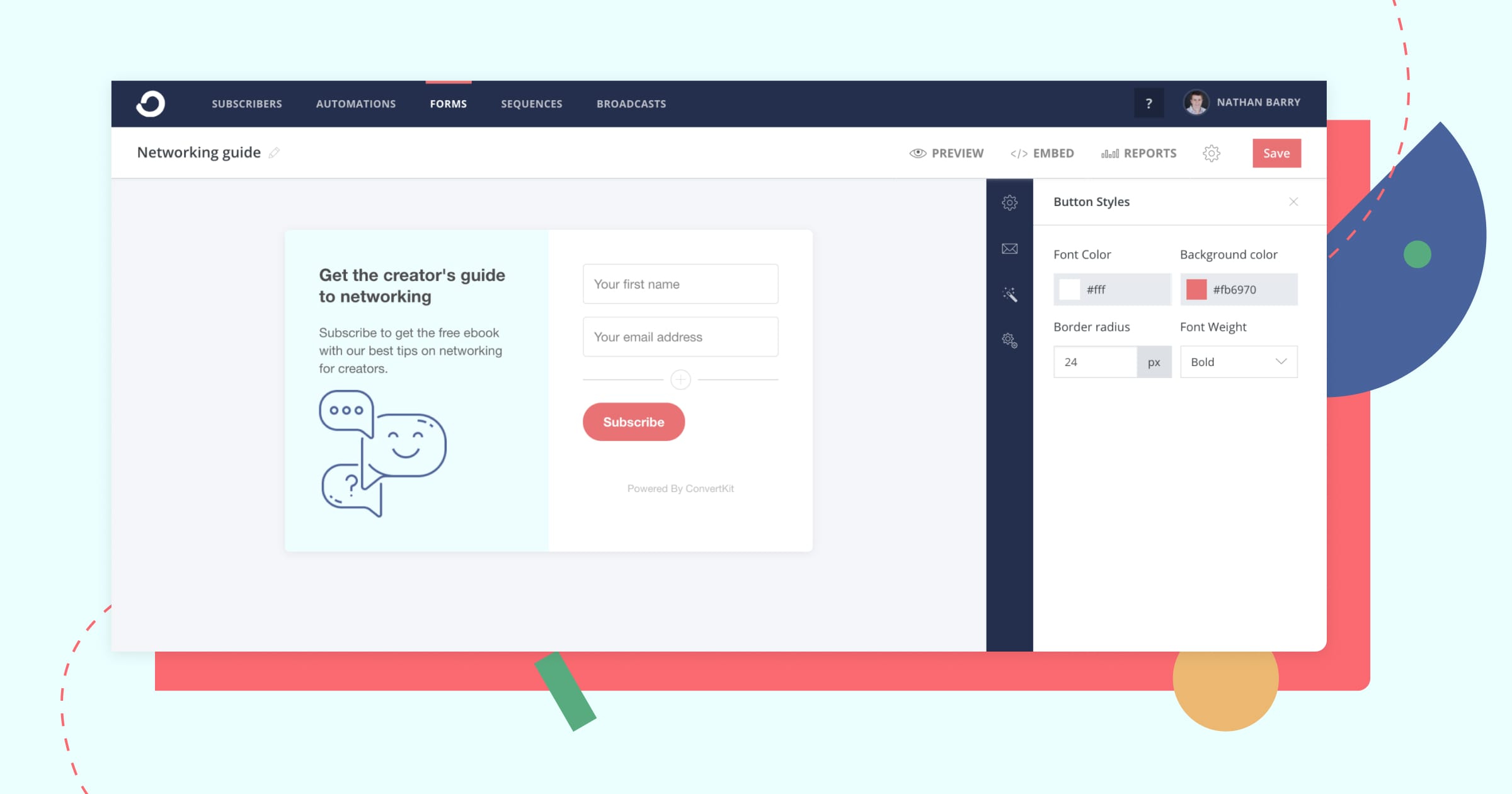 Free email sign up forms & templates for online creators ConvertKit