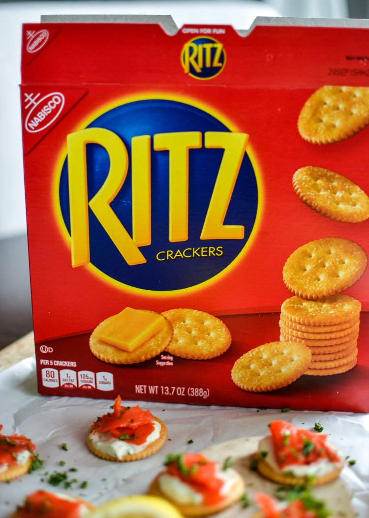 Smoked Salmon Bites with Mustard Crème Fraîche