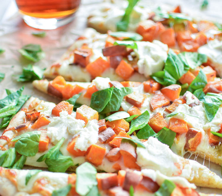 Sweet Potato and Cheese Flatbread