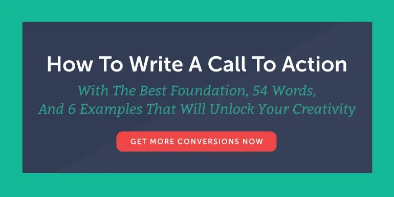 How To Write A Call To Action With 54 Words + 6 Examples