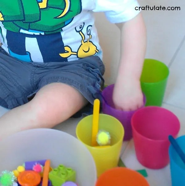 Colour Sorting Cups Craftulate